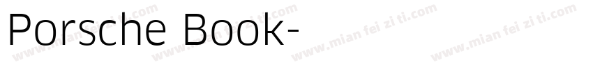 Porsche Book字体转换